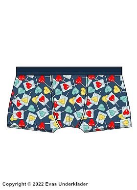 Boxershorts, weiche Baumwolle, Herzlutscher